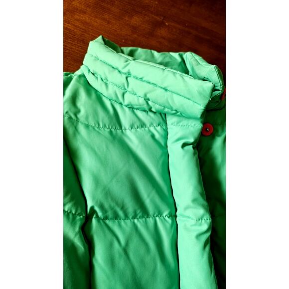 Lilly Pulitzer Down Puffer  Mint Green Vest, Tropical lining design, Sz XS - Picture 11 of 16